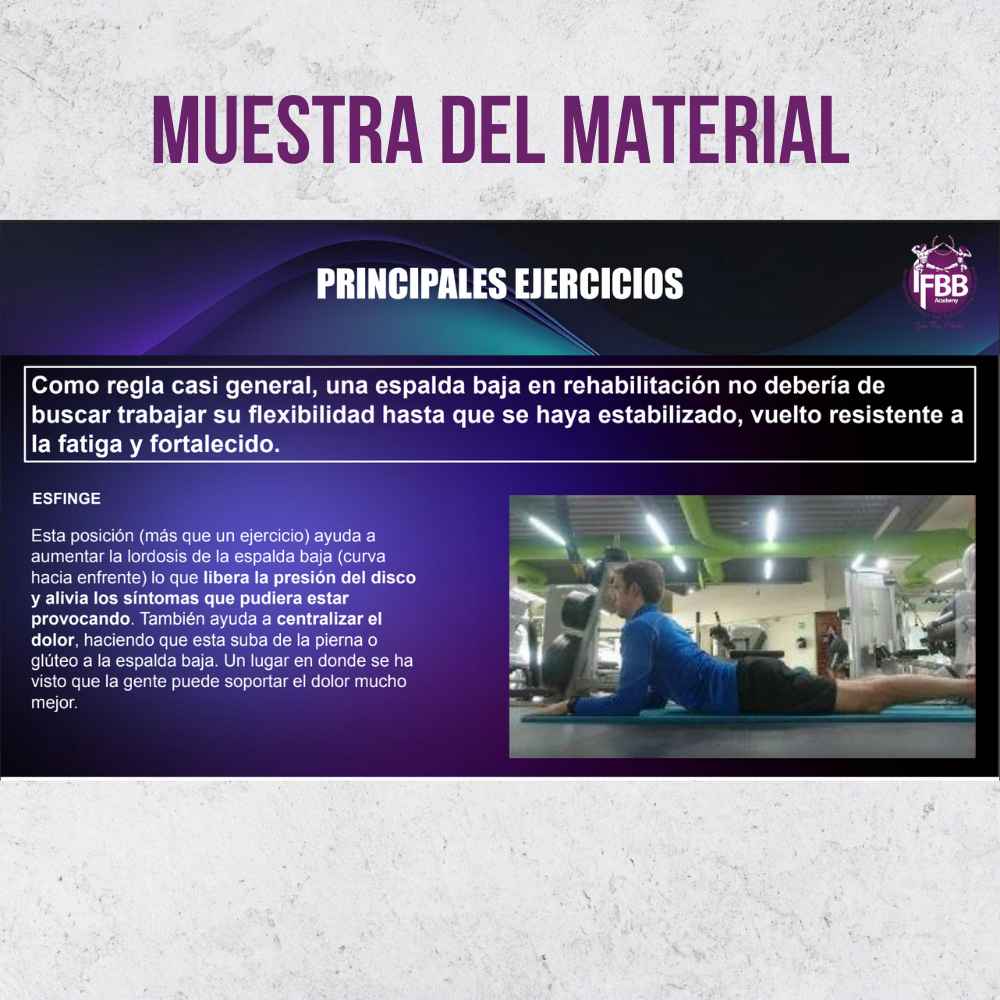 Curso: Hernia de disco y entrenamiento - Imagen 4