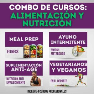 Combo de cursos: Alimentación y nutrición