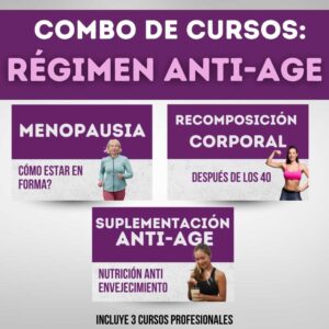 Combo de cursos: Régimen Anti-Age